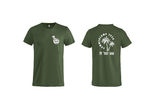 T-shirt - Flaskegrøn - Sommercamp 2024