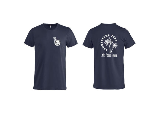 T-shirt - Dansk Marineblå - Sommercamp 2024